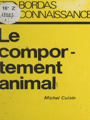 cover image of Le comportement animal